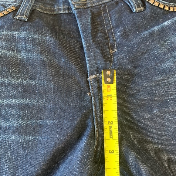 BEBE (original) Studded Pocket Dark Denim ! - Picture 10 of 10